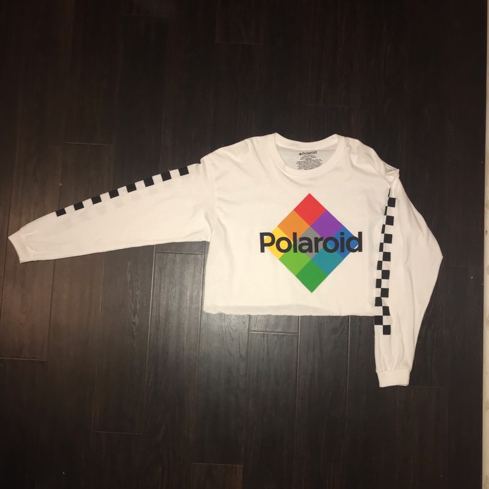 Vintage Polaroid crop top